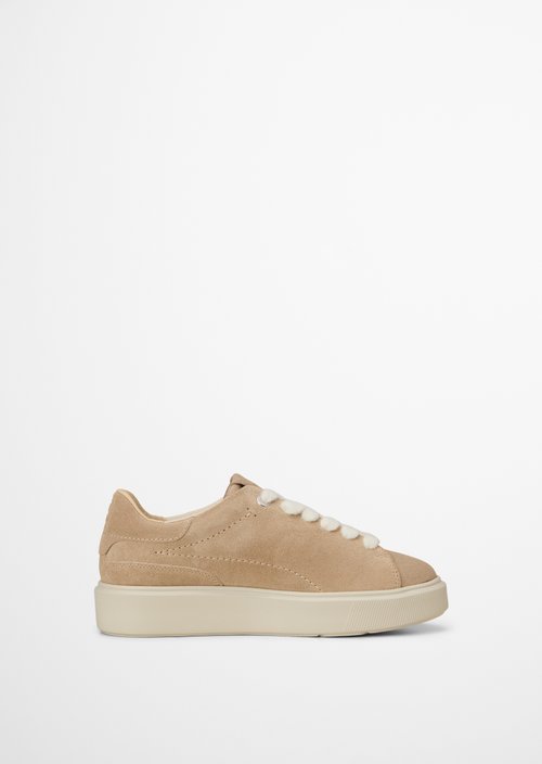 Cup-Sole Sneakers, Cora Model — Earthy Taupe