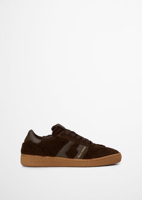 Court Sneaker Model — Burnt Coffee