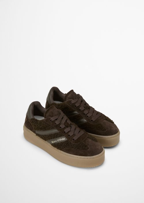 Edith Sneaker Model — Burnt Coffee