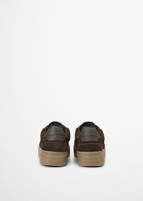 Edith Sneaker Model — Burnt Coffee