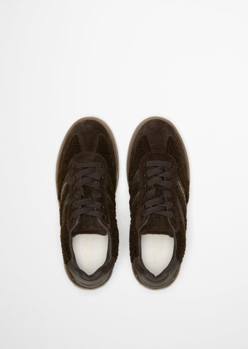 Edith Sneaker Model — Burnt Coffee