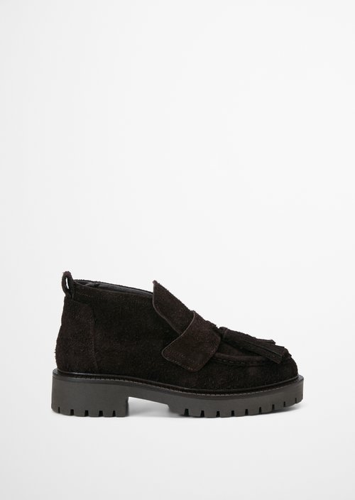 Erin Ankle Loafer — Burnt Coffee
