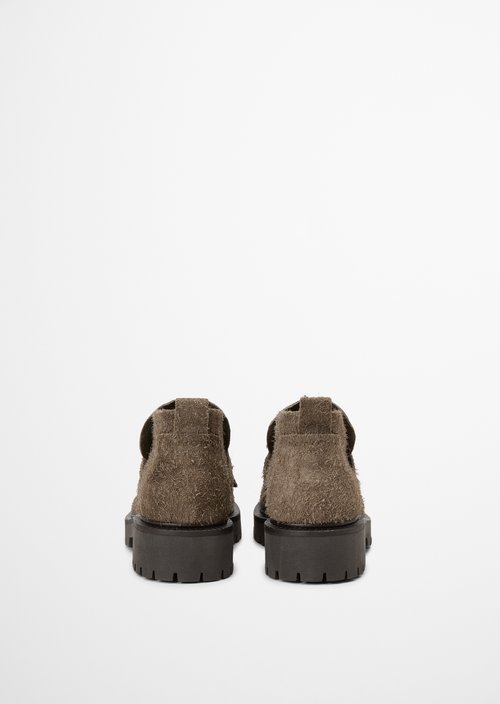 Erin Ankle Loafer — Dark Taupe