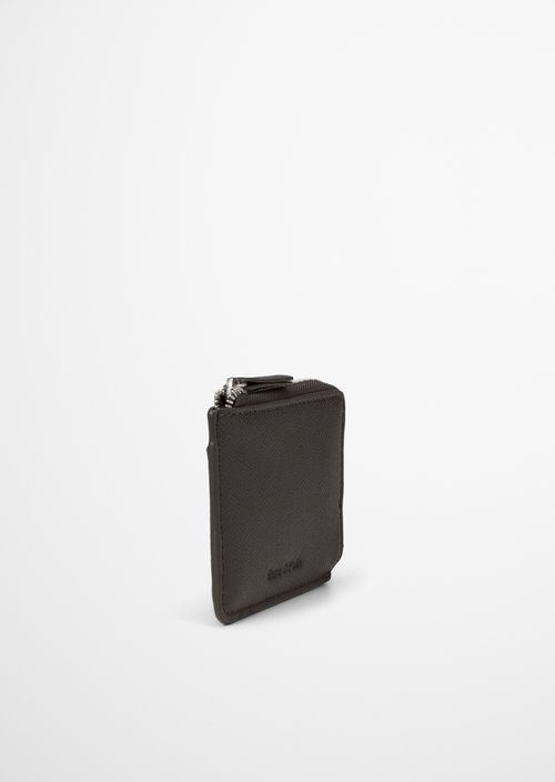 Timon Zipper Wallet — Dark Nickle