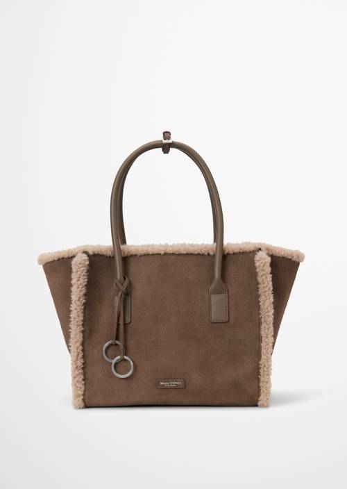 Gloria Shopper Bag Faded Brown in front view
