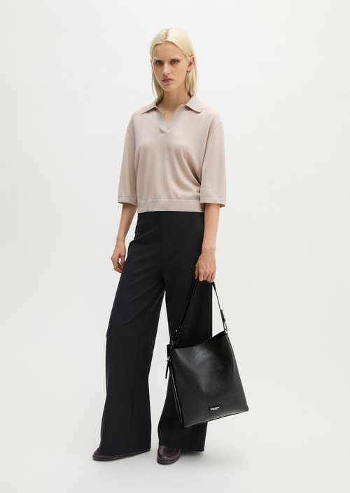 Brinja Medium Hobo Bag — Black