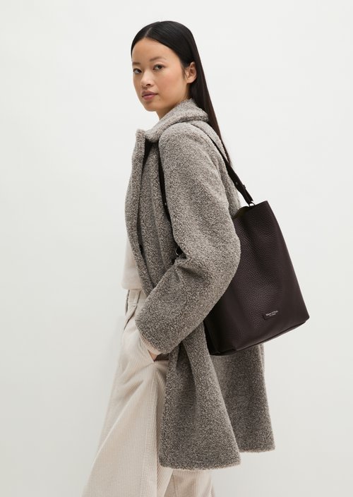 Brinja Medium Hobo Bag — Burnt Coffee