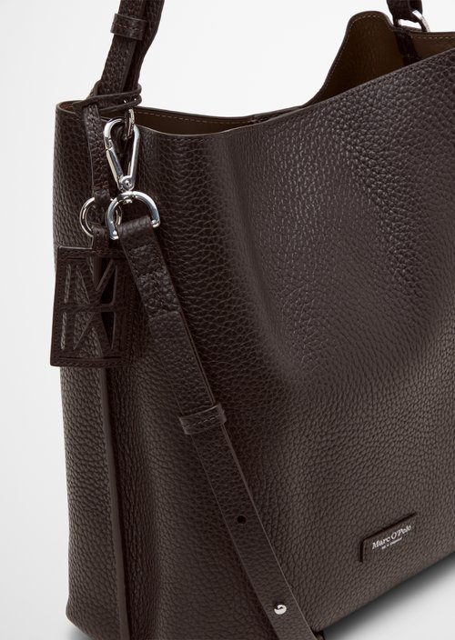 Brinja Medium Hobo Bag — Burnt Coffee