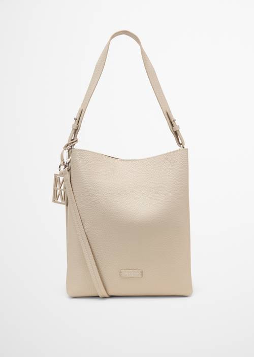 Sac Hobo modèle Brinja, taille moyenne Natural en vue de face