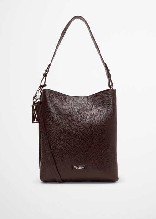Brinja Medium Hobo Bag — Black Cherry