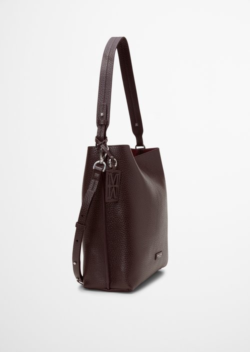 Brinja Medium Hobo Bag — Black Cherry