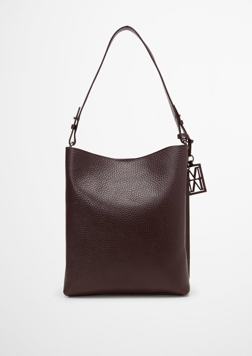 Brinja Medium Hobo Bag — Black Cherry