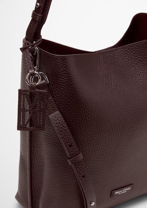 Brinja Medium Hobo Bag — Black Cherry