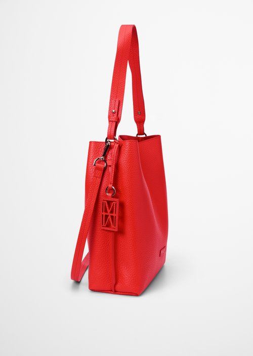Brinja Medium Hobo Bag — Shiny Red