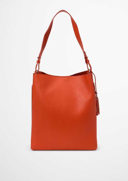 Brinja Medium Hobo Bag — Vivid Orange