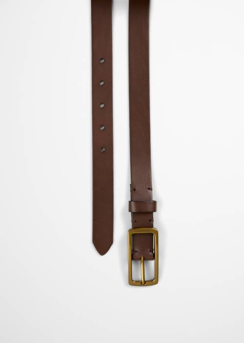 Cintura modello Ericy Nut Brown in vista dettagliata