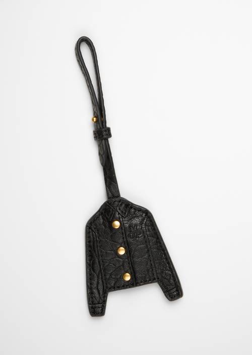 Fiona Key Chain Black in front view