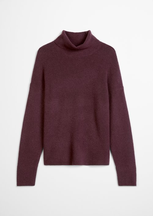 Relaxed-fit turtleneck sweater — Rhubarb Jam