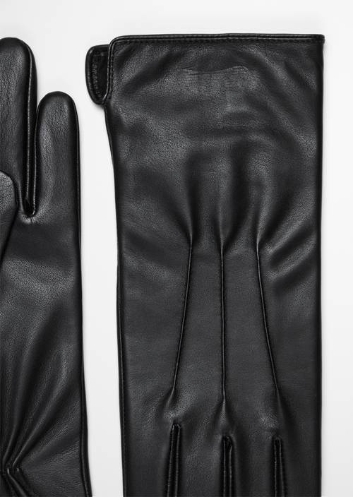 Guantes de cuero Black en vista detallada