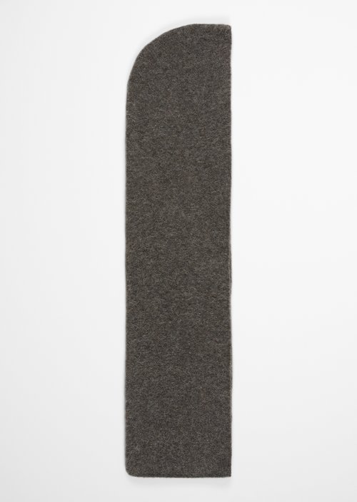 Kapuzenschal — Stone Brown Melange
