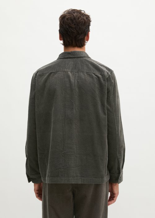 Regular-Fit Corduroy Overshirt — Wooden Earth