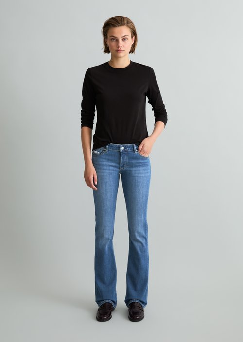Jeans model Nella bootcut — Medium Blue