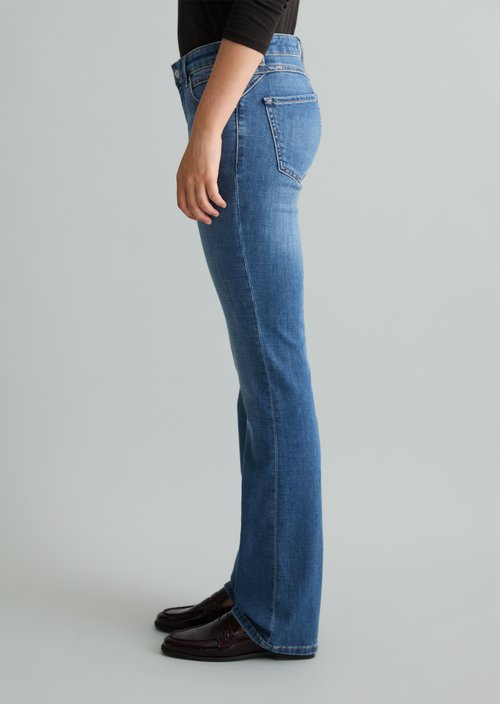 Jeans model Nella bootcut — Medium Blue