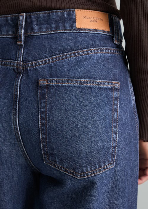 Anjo Wide Jeans — Dark Blue