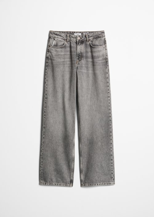 Tomke Wide Jeans — Medium Grey