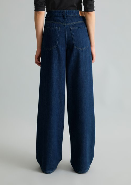 Tomke Wide Jeans — Dark Blue
