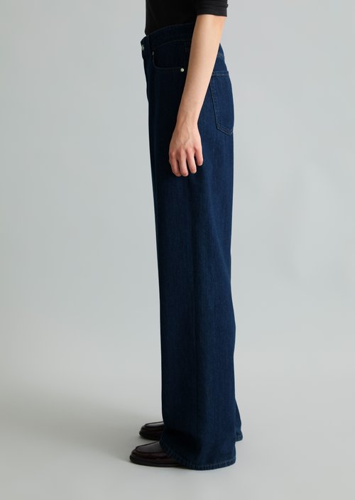 Tomke Wide Jeans — Dark Blue