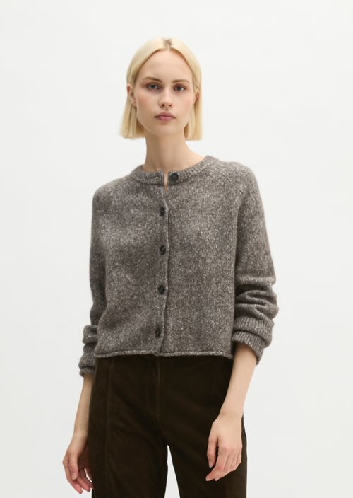 Regular Cardigan — Dark Brown