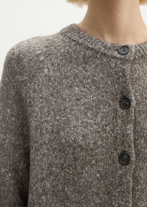 Regular Cardigan — Dark Brown