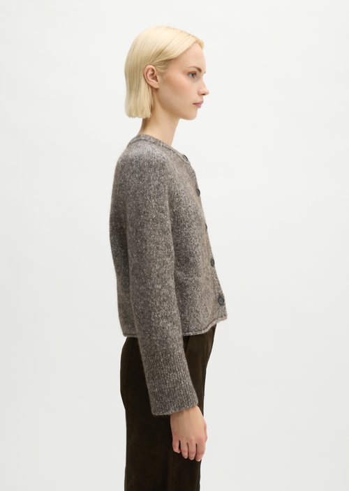 Regular Cardigan — Dark Brown