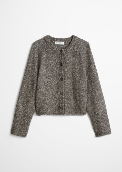 Regular Cardigan — Dark Brown