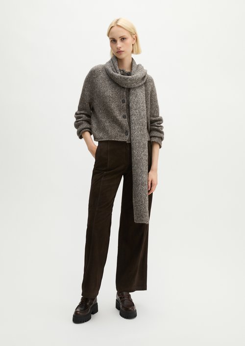 Regular Cardigan — Dark Brown