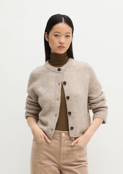 Regular Cardigan — Light Brown
