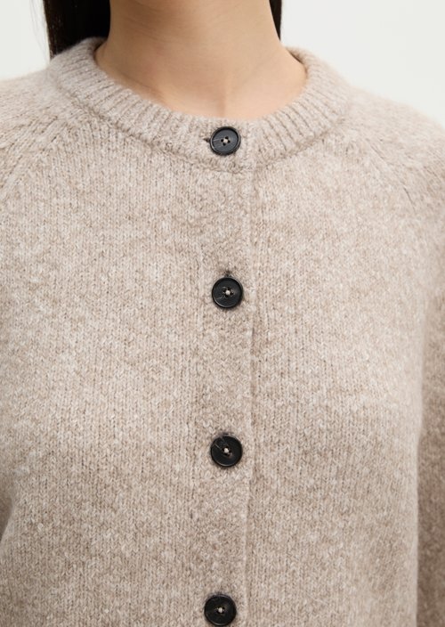 Regular Cardigan — Light Brown