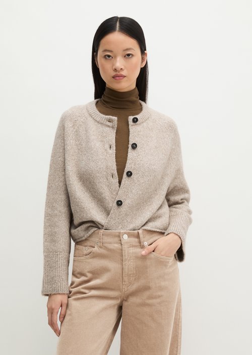 Regular Cardigan — Light Brown