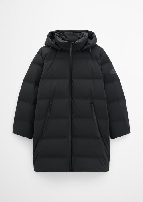 MOP x Function Down Coat, Regular — Black