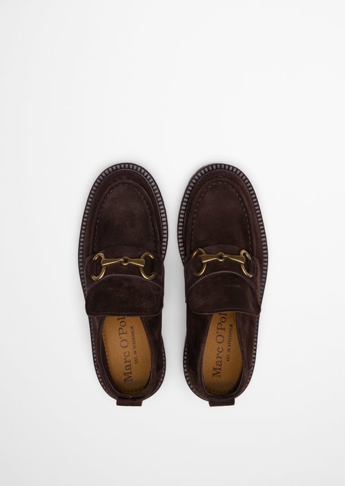 Phia High-Top Loafer — Burnt Coffee