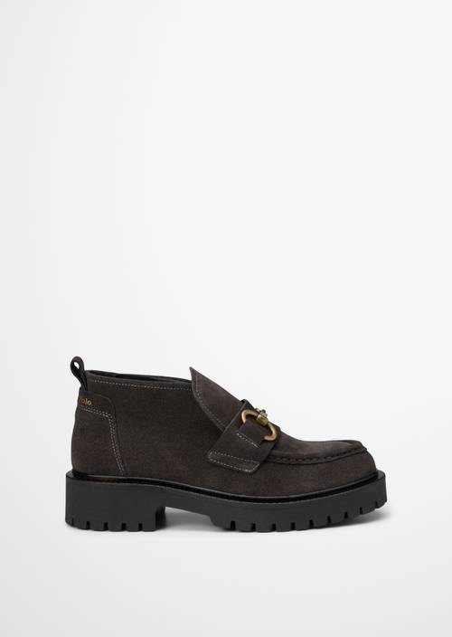 Phia High-Top Loafer Dark Graphite right shoe outer view