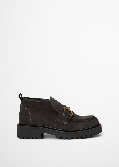 Phia High-Top Loafer — Dark Graphite