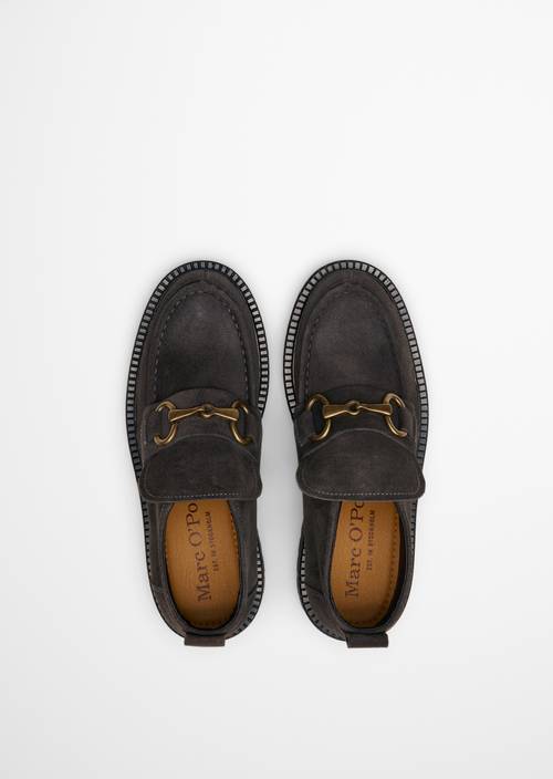 Phia High-Top Loafer Dark Graphite in top view