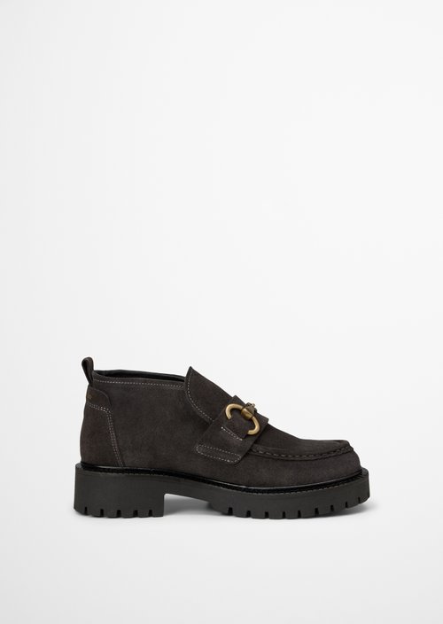Phia High-Top Loafer — Dark Graphite