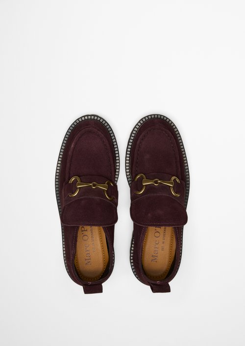 Phia High-Top Loafer — Black Cherry
