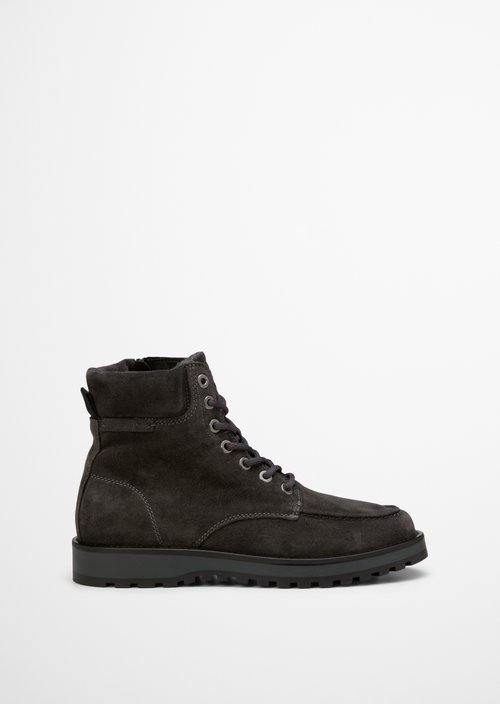 Jack Lace-Up Boots — Dark Graphite