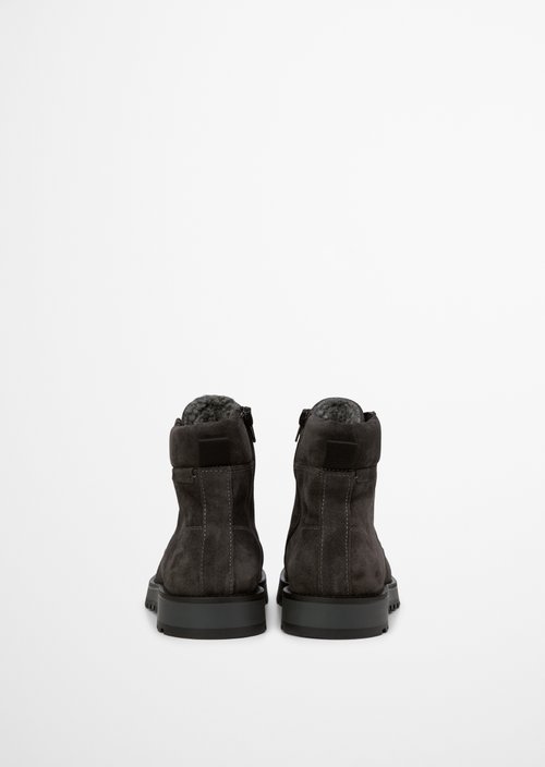 Jack Lace-Up Boots — Dark Graphite