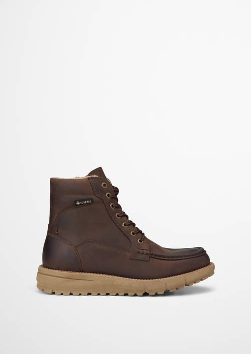 Stivali con lacci modello Marco GTX Dark Brown vista esterna scarpa destra