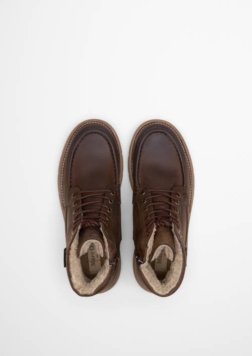 Stivali con lacci modello Marco GTX Dark Brown in vista dall’alto